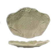 צלחת פורצלן 22 ס"מ Gyoza Herbal ירוק NRI22DU855A45