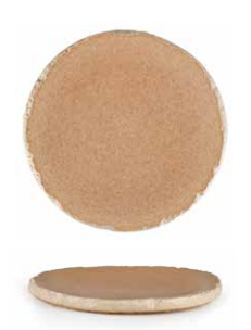 צלחת פורצלן 30 ס"מ Stone Mocarlo חום STN30DU855A46