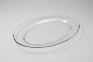 פלטה אובל שקופה 35 ס''מ***g2861