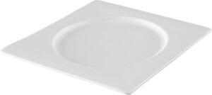 צלחת מרובעת שקע עגול פורצלן 24ס"מ 100A7554