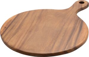 קרש עגול עם ידית עץ חום 50X35X1.5ס"מ  10601750