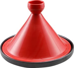 טאג'ין פורצלן 16ס"מ שחור אדום 11012163