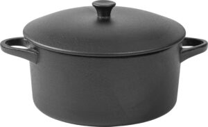 סיר פורצלן שחור 20*10 11106175