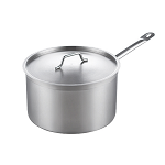 סיר נירוסטה מוסדי 26X15 ס"מ 7.9L +מכסה
