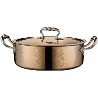 סיר נירוסטה ברס מרוקע 28X09 ס"מ + מכסה