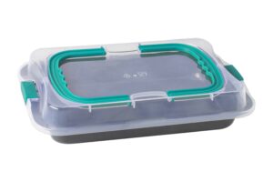 תבנית מלבנית רוסטר עם מכסה 26.1*36.3 מבית Baker secret