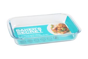 תבנית אפייה מלבנית מזכוכית 34 ס"מ מבית Baker's Secret