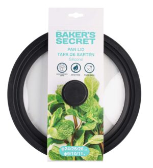מכסה מולטי מותאם לכלי בישול בגודלים 24/26/28 ס"מ  מבית Baker's Secret