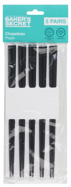 מקלות אכילה מפלסטיק 24 ס"מ מבית Baker's Secret