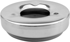 מאפרה נירוסטה סגורה 12ס"מ***13600114