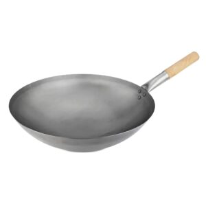 מחבת ווק 40 ס''מ יד עץ ***14001040