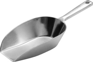 כף מזון אלומיניום בסיס שטוח 120 גרם***15300100