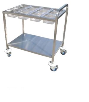 עגלה תבלינים ל-12 תבניות 1/6 (מתאים לכל הגבהים)***81077