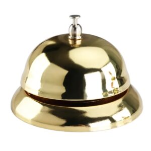 פעמון מלצרים 9 ס"מ זהב