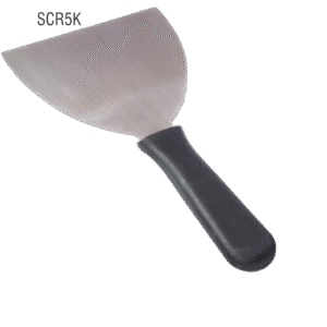 שפכטל נירוסטה ידית פלסטיק 12 ס"מ