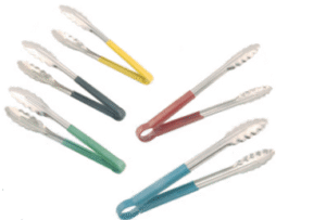 מלקחיים נירוסטה מצופה גומי שחור 30  ס"מ