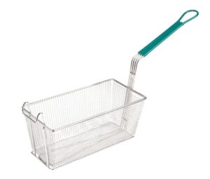 סלסלה רשת לציפסר 33.5/14/14.5 ס"מ ידית ירוקה 27134