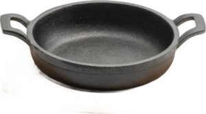 מחבת יציקת ברזל 12 ס"מ + תחתית עץ 24645784