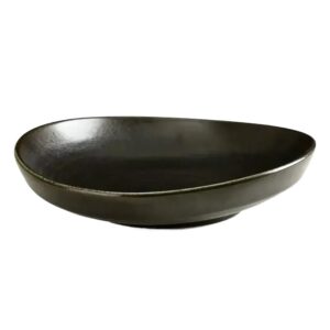 צלחת פורצלן עמוקה 25.6 ס"מ DARK LUSH אסימטרי