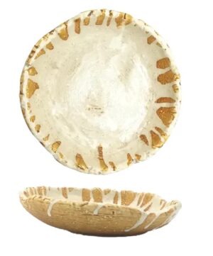 צלחת פורצלן עמוקה חיטה 25ס''מ