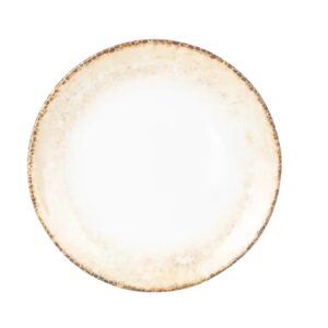 צלחת פורצלן 27 ס"מ RUST BROWN א BNEO27DU89A732