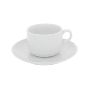 ספל קפה + תחתית פורצלן 100 מ"ל 22000432 Escorial