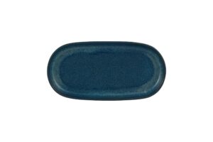פלטה אובלית פורצלן 30 ס"מ כחול 210020041 GS LL