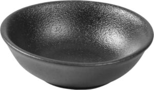 תחתית לחמאה פורצלן שחור 7 ס'מ גס 11100223