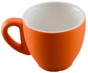 ספל אספרסו עגול פורצלן 80 מל כתום 10504182