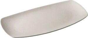 פלטה מלבנית רוז פורצלן לבן מט 17412685 35X18