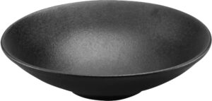 צלחת עמוקה מוגבעת פורצלן שחור 20ס"מ 11118280