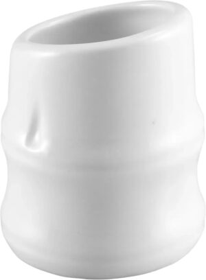 כלי לקיסמים פורצלן בצורת במבוק 100A1965