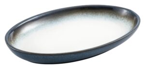 פלטה אובלית עמוקה שירז פורצלן כחול 36 ס"מ 11227104