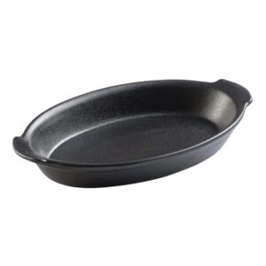 רביירה מרלי עם ידיות פורצלן שחור 25 ס'מ 11102552