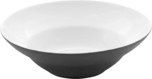 קערת הגשה פורצלן שחור + לבן 24ס"מ 10102770