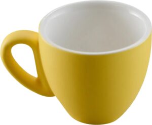 ספל אספרסו עגול פורצלן צהוב 80 מ"ל 16904182