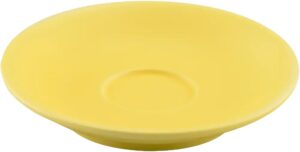 תחתית לספל אספרסו עגול פורצלן צהוב 16904183