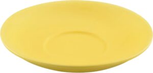 תחתית לספל קפה עגול פורצלן צהוב 16904185