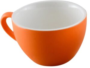 ספל קפוצ'ינו עגול פורצלן כתום 320 מ'ל 10504186