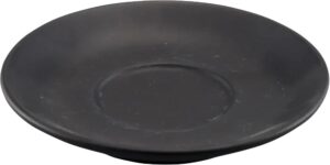 תחתית לספל קפוצ'ינו פורצלן שחור 10104187