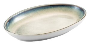 פלטה אובלית עמוקה שירז פורצלן טורקיז 30 ס"מ 11625180