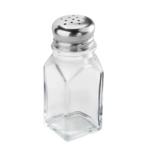 מלחיה מרובע זכוכית ראש נירוסטה