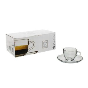 בייסיק סט 6  ספלים ו תחתית לאספרסו***97984