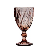 כוס מים 325 מ"ל DIAMOND בורדו