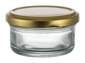 צנצנת עגולה ישרה מ.מתכת 100 מ"ל 14103105- רחבה