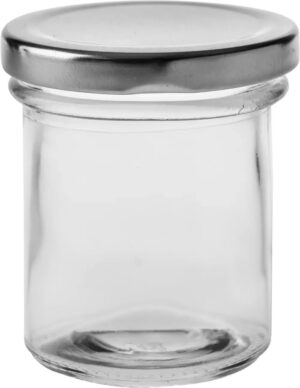 צנצנת זכוכית עגולה 120 מ"ל***14115351