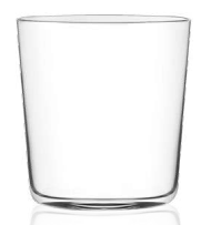 כוס זכוכית 380 מ"ל  LIGHT DOF