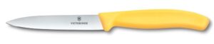 סכין ירקות חלק צהוב VIC