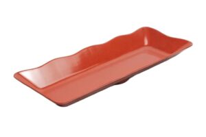 צלחת הגשה פסיפיק 16X45 אדום חלודה מלמין***132318RR