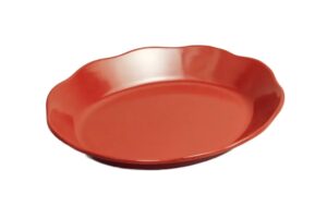 פלטה הגשה אובלית פסיפיק 32.5*26.5 אדום חלודה מלמין***132512RR